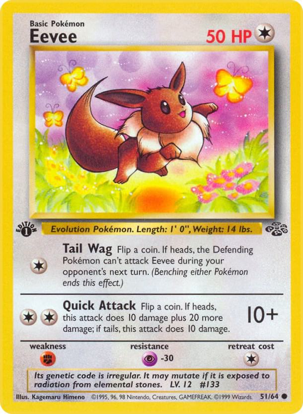 Eevee 51/64 (Jungle)  - 1st Edition