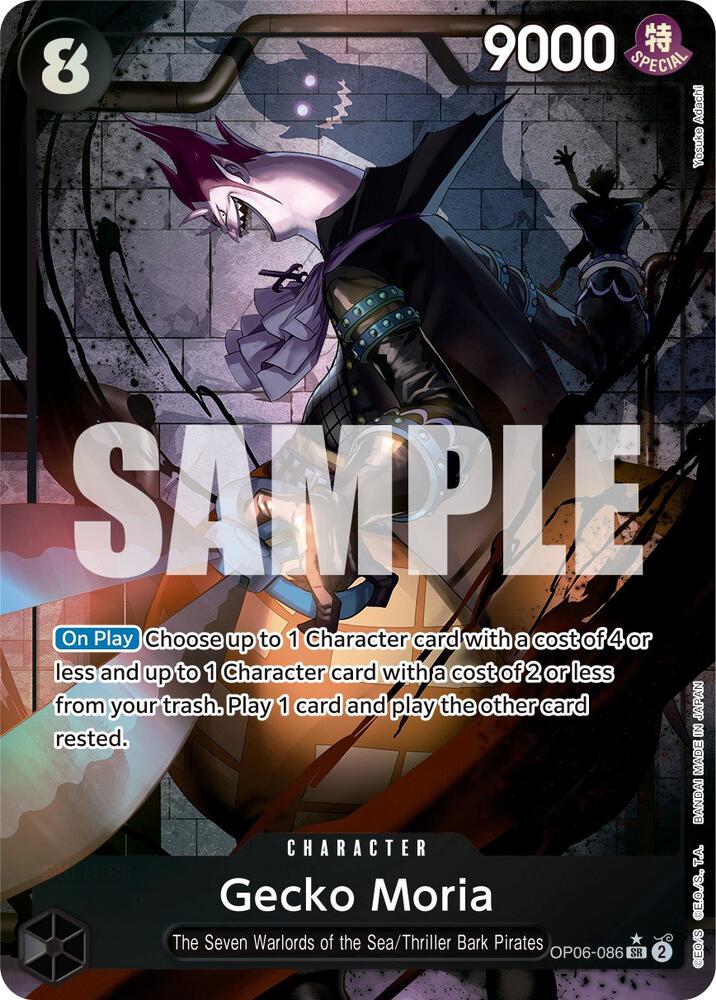 Gecko Moria OP06-086 (Wings of the Captain)  - Alternate Art Foil