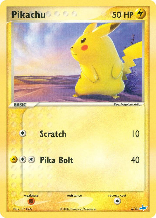 Pikachu 6/10 (EX Trainer Kit 1: Latias & Latios) 