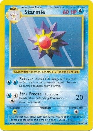 Starmie 064/102 (Base Set)  - Unlimited Normal