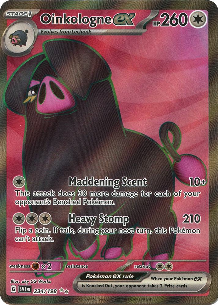 Oinkologne ex 234/198 (SV01: Scarlet & Violet Base Set)  - Holofoil