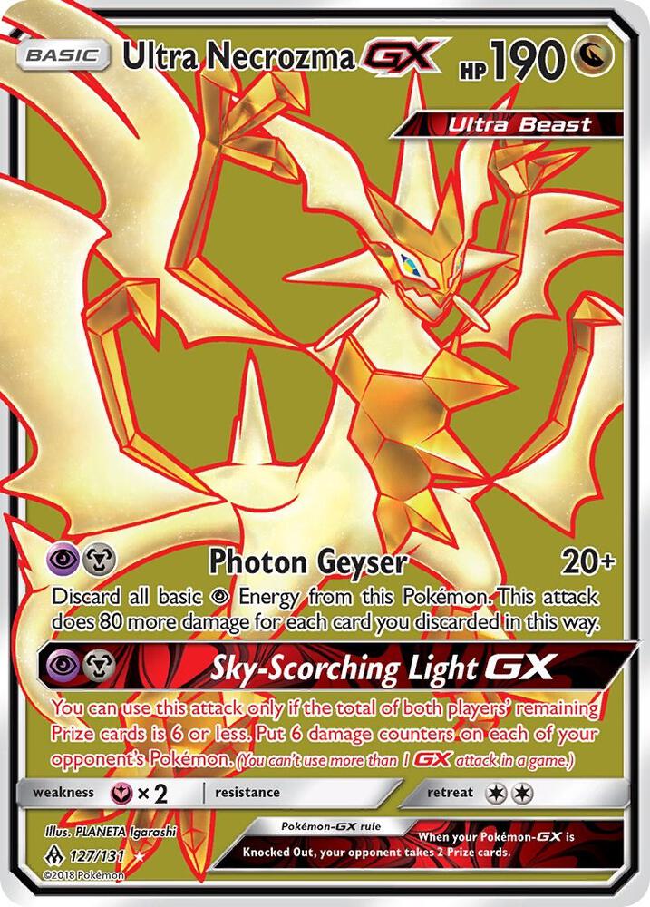 Ultra Necrozma GX 127/131 (SM - Forbidden Light)  - Holofoil