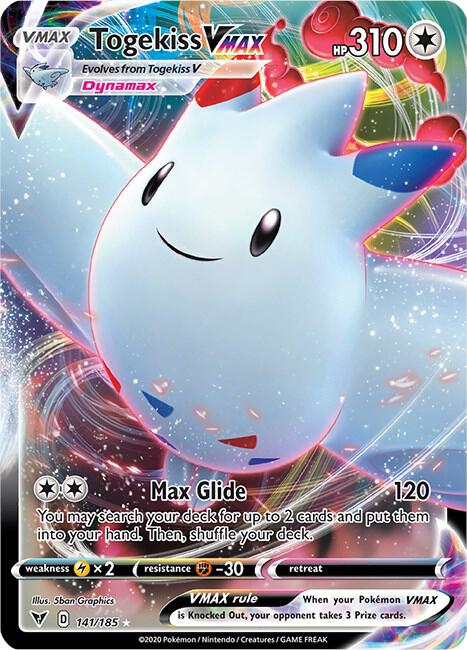 Togekiss VMAX 141/185 (SWSH04: Vivid Voltage)  - Holofoil