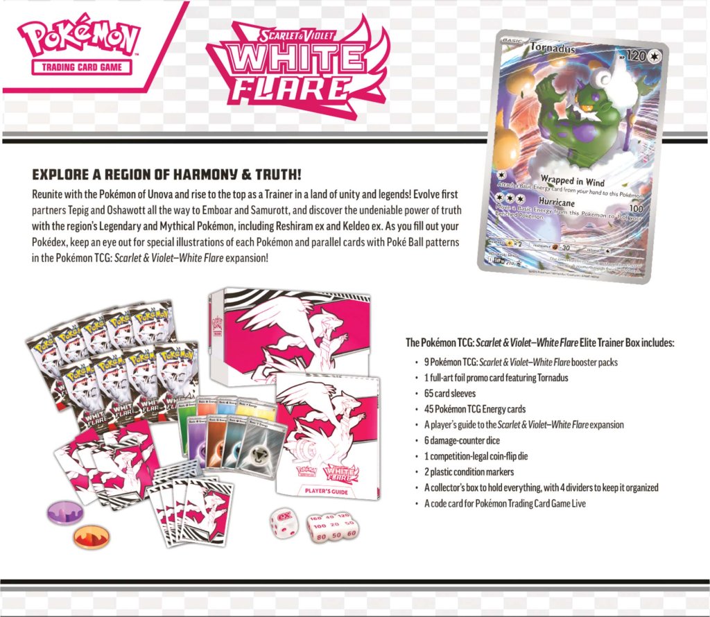 Pokemon TCG S&V White Flare Elite Trainer Box