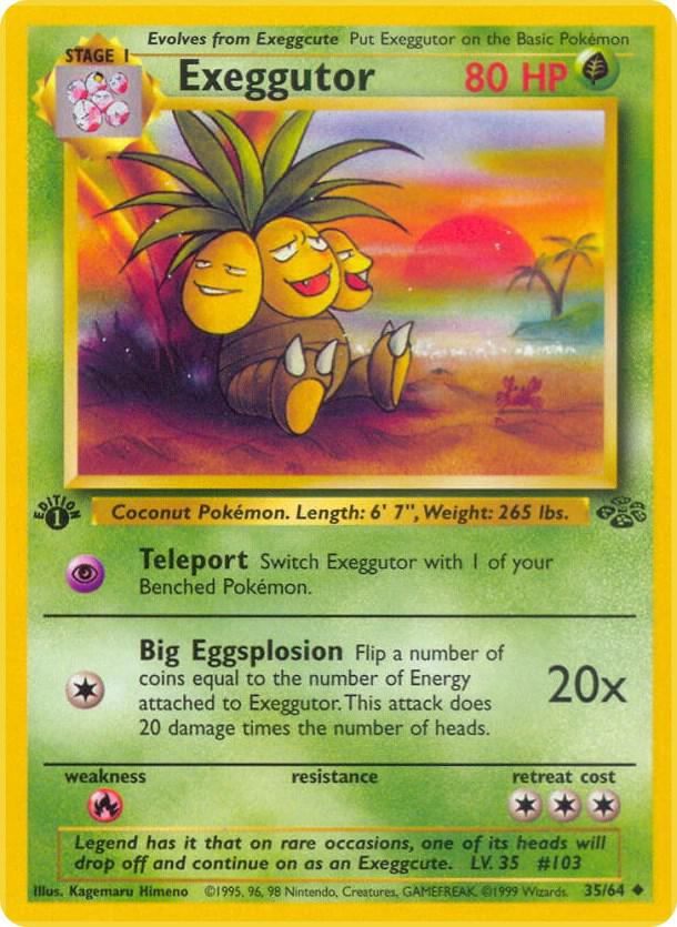 Exeggutor 35/64 (Jungle)  - 1st Edition