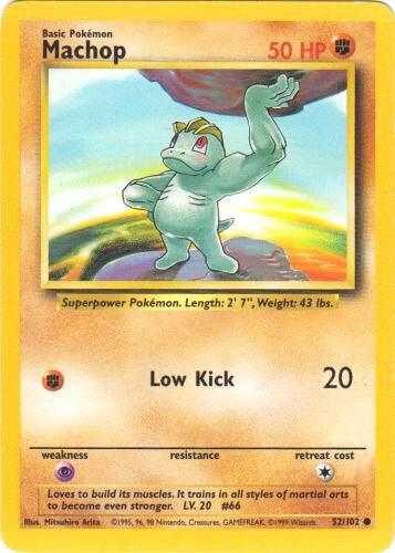 Machop 052/102 (Base Set)  - Unlimited Normal