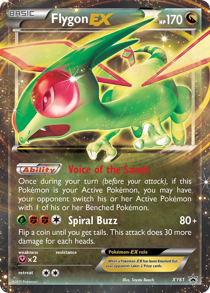 Flygon EX XY61 (XY Promos)  - Holofoil