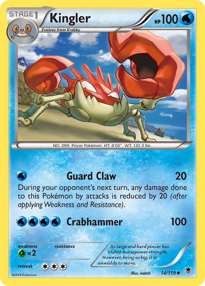 Kingler 14/119 (XY - Phantom Forces) 