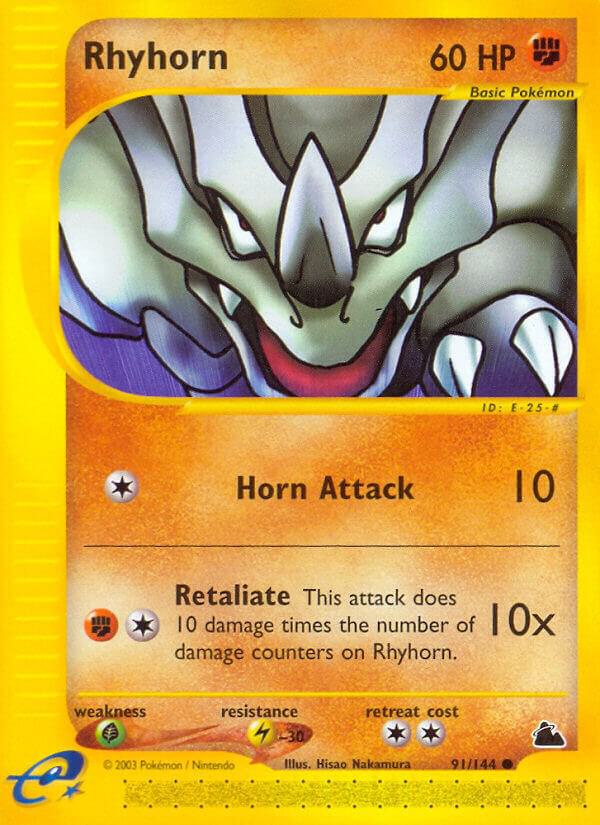 Rhyhorn 091/144 (Skyridge) 