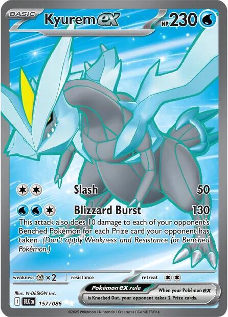 Kyurem ex 157/086 (SV: Black Bolt)  - Holofoil