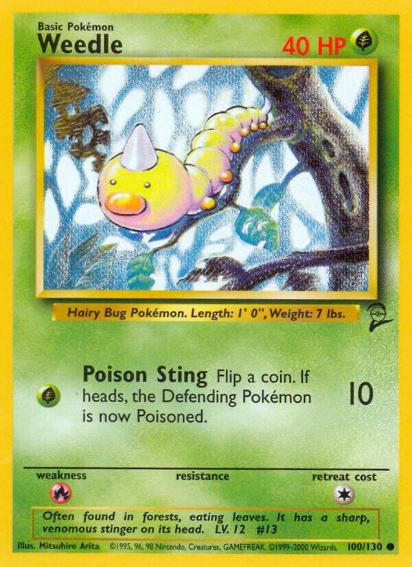 Weedle 100/130 (Base Set 2) 