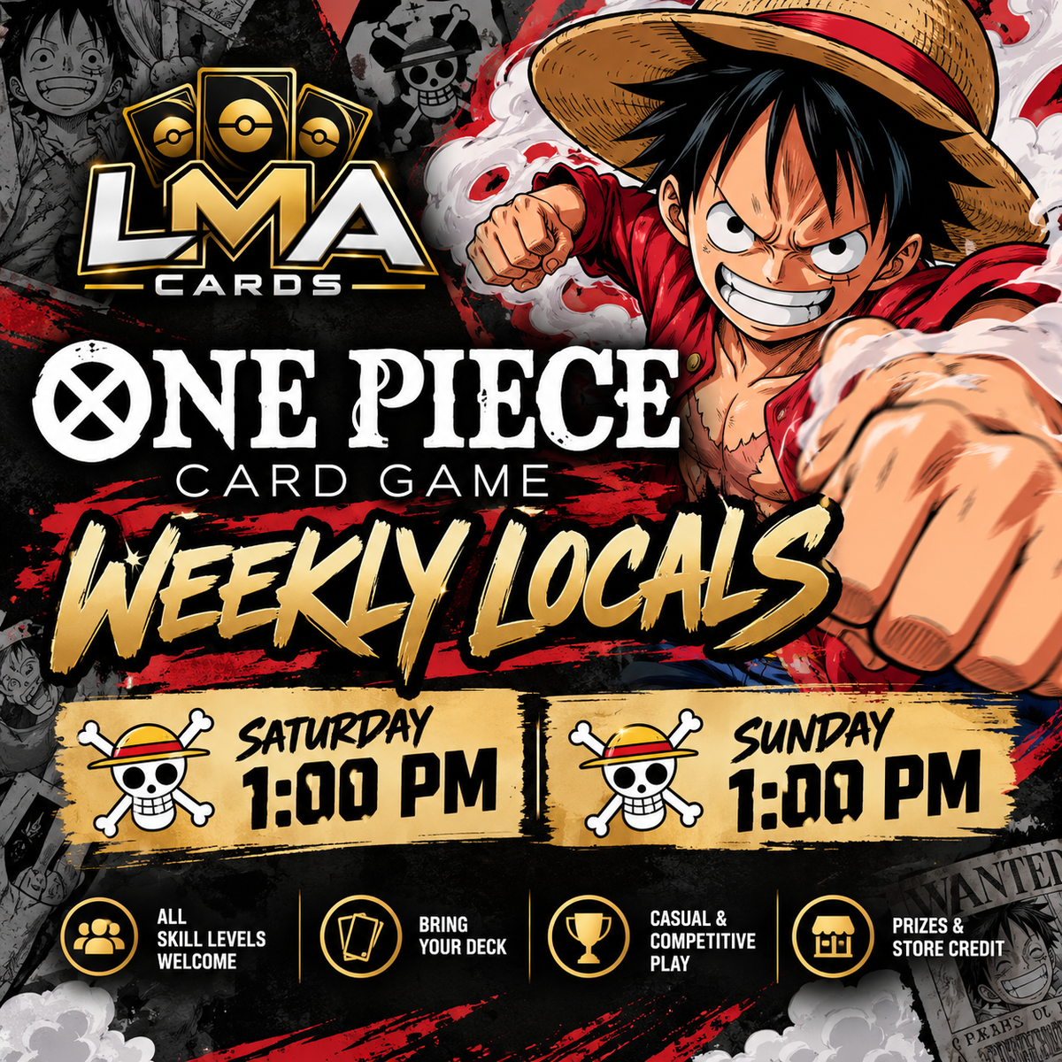 One Piece Weekly Locals – Entry Ticket