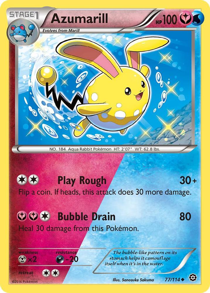 Azumarill 77/114 (XY - Steam Siege) 