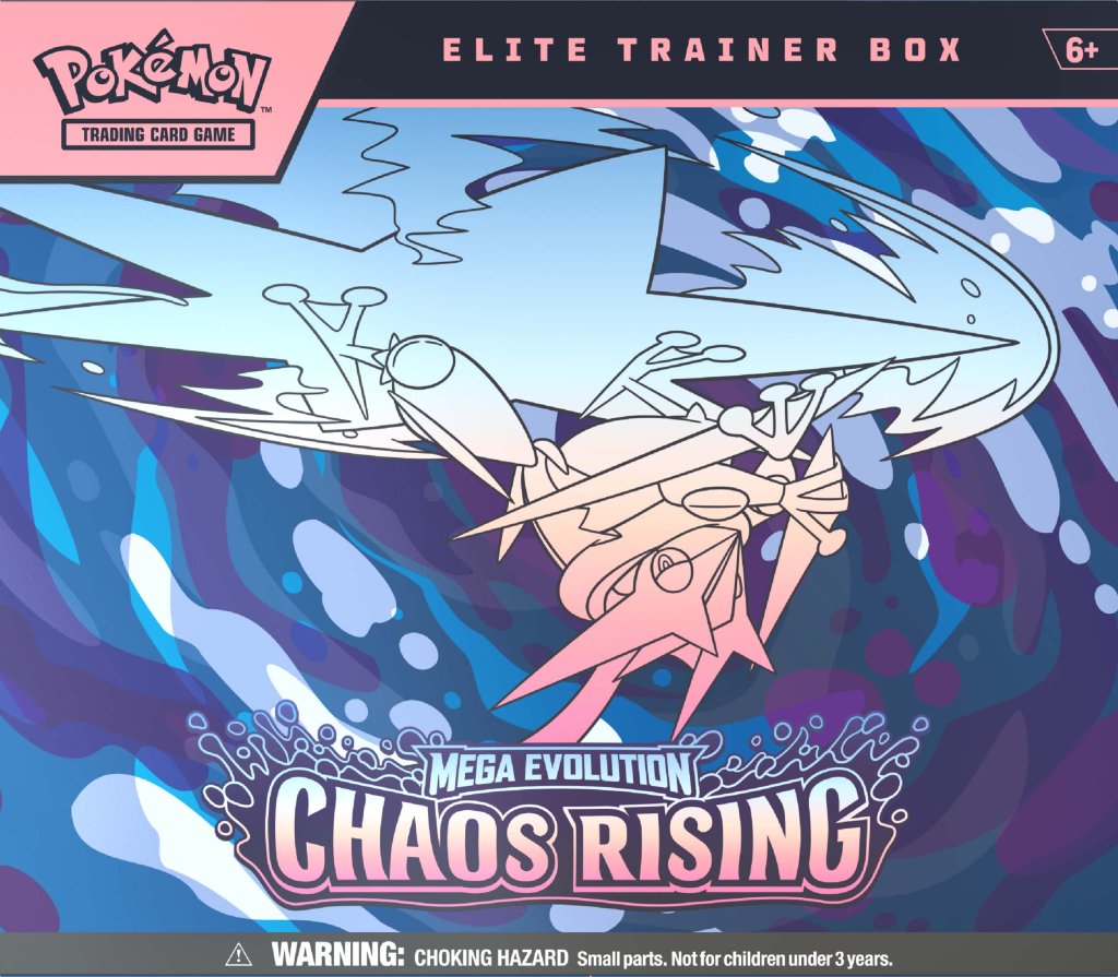 Pokemon TCG: Mega Evolution Chaos Rising Elite Trainer Box [Limit 1]