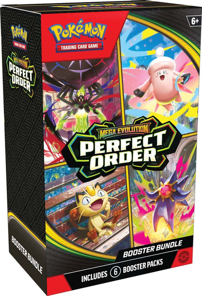 Pokemon TCG: Mega Evolution— Perfect Order Booster Bundle [Limit 1]