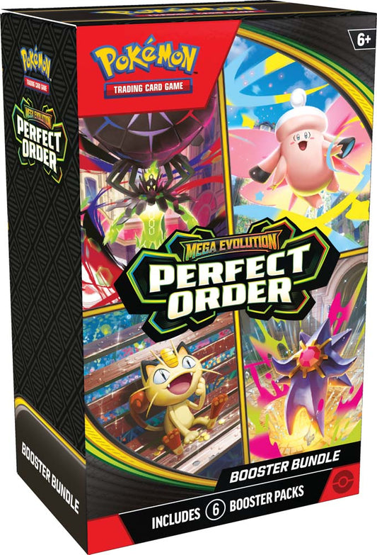 Pokemon TCG: Mega Evolution— Perfect Order Booster Bundle [Limit 1]