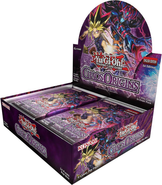 Yu-Gi-Oh! TCG Chaos Origins Booster Box 1st Edition