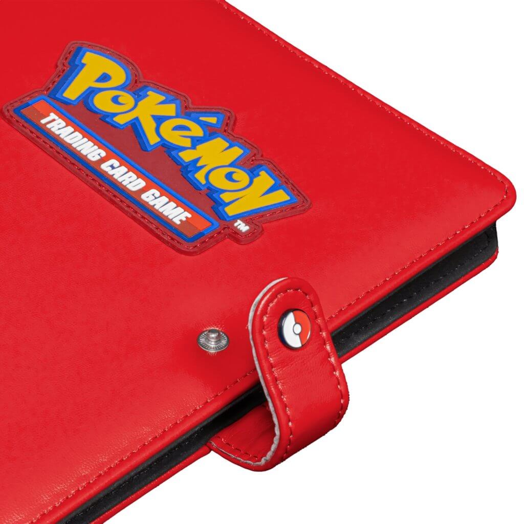 ULTRA PRO Pokémon Premium Red Snap Binder - 4 Pocket