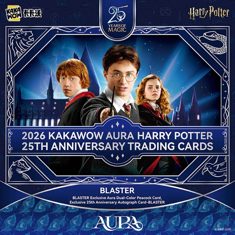 Kakawow AURA Harry Potter 25th Anniversary Trading Cards Blaster