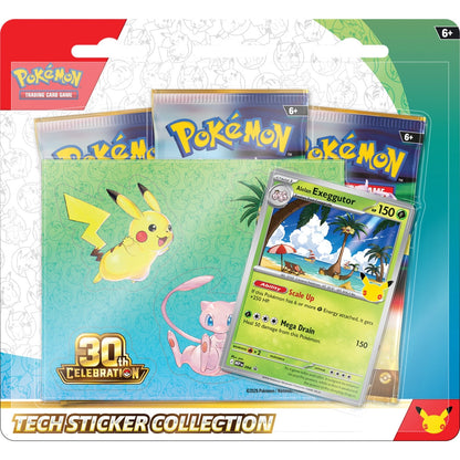 Pokemon TCG: 30th Celebration Tech Sticker Blister