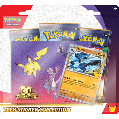 Pokemon TCG: 30th Celebration Tech Sticker Blister