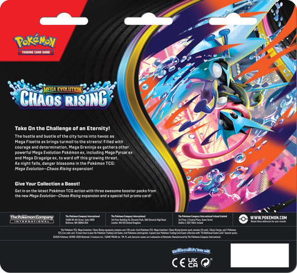 Pokemon TCG: Mega Evolution Chaos 3-Booster Blister [Limit 1]