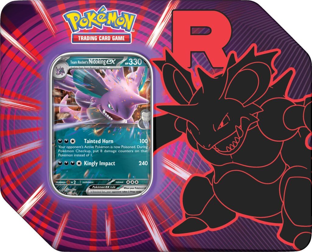 Pokemon TCG Team Rocket Tin
