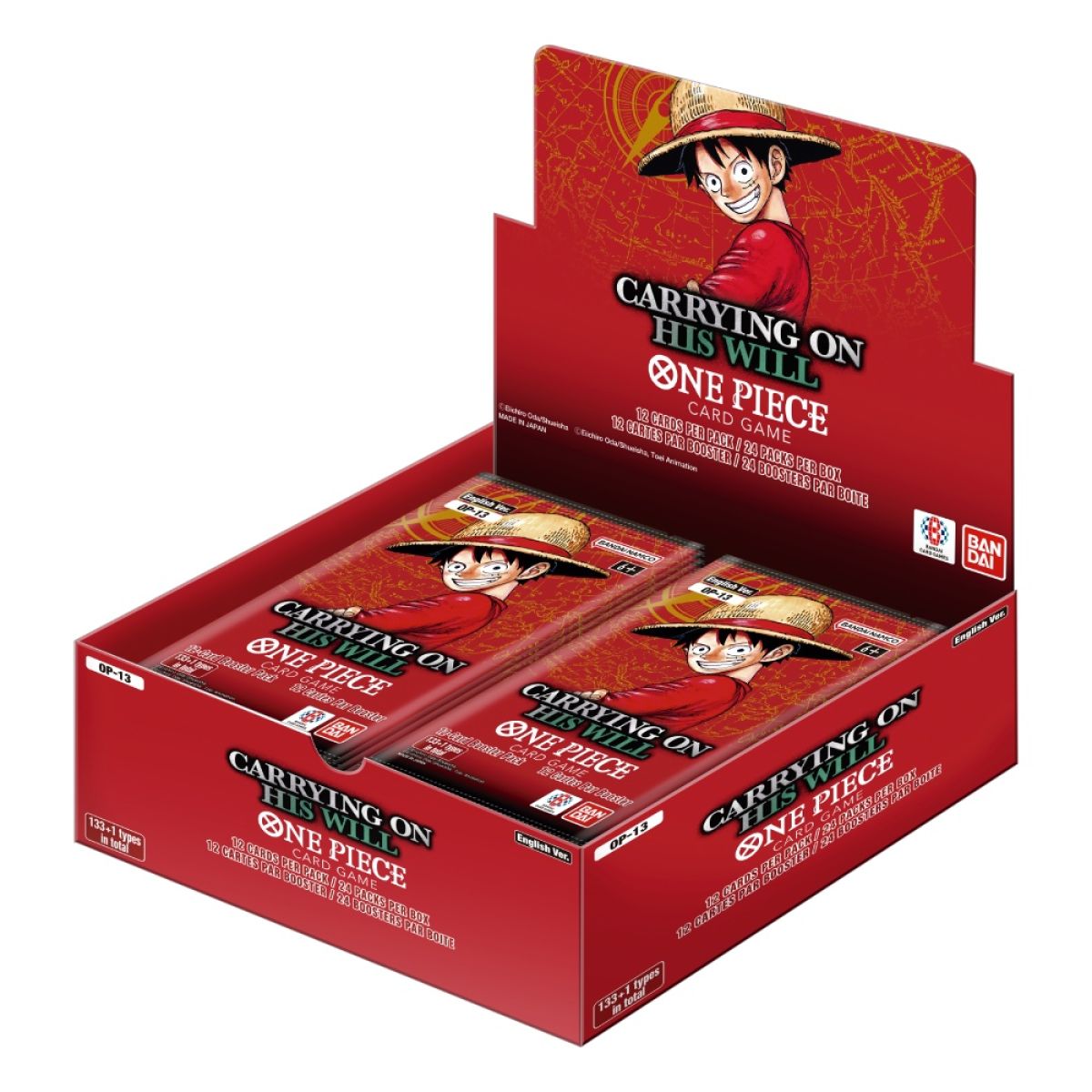 One Piece Card Game: Booster Display – Carrying On His Will [OP-13]