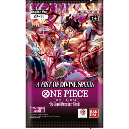 One Piece Card Game: Booster Display – A Fist of Divine Speed [OP-11]