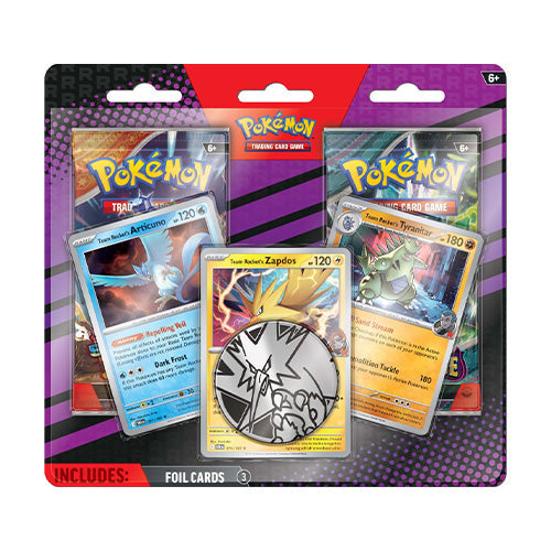 Pokemon TCG Enhanced 2 Pack Blister (Team Rocket's Articuno, Zapdos, Tyranitar)